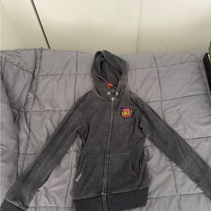 Butter Kids Charcoal Hoodie Jacket